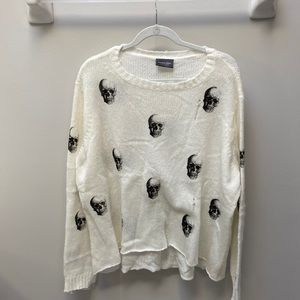 Wooden Ships distressed skull sweater. Worn once